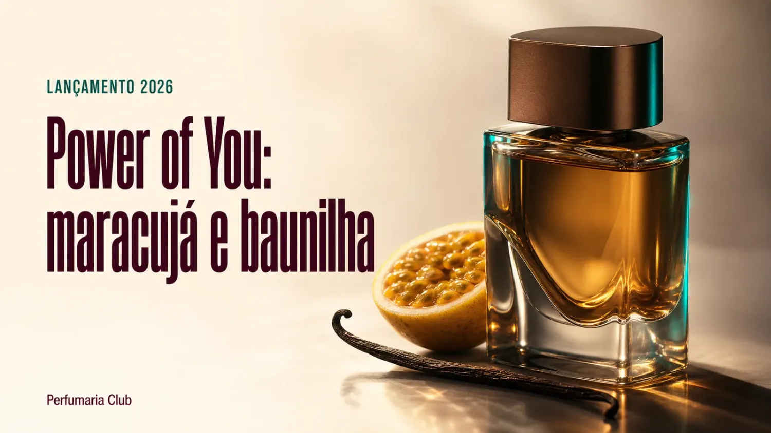 Power of You, da Armani, estreia em 2026 com maracujá e baunilha