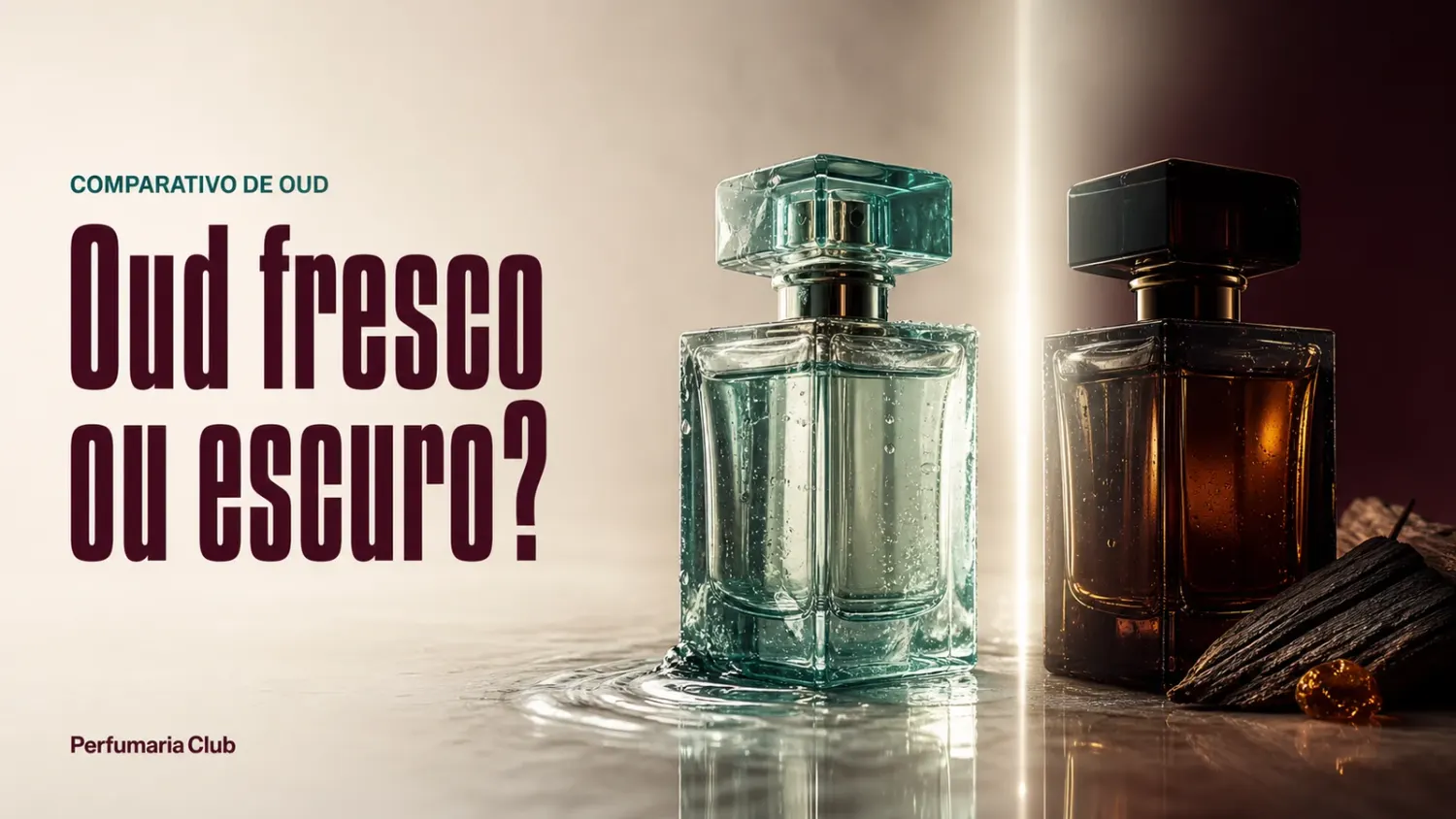 Oud aquático ou tradicional: o que muda no aroma e na ocasião