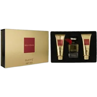 Kit RiiFFS Bella Rouge Eau de Parfum 100 ml + Loção 100 ml + Gel 100 ml