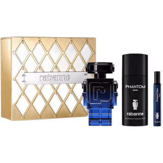 Kit Rabanne Phantom Intense Eau de Parfum 100 ml + Desodorante 150 ml + Travel Spray 10 ml