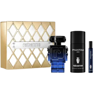 Kit Rabanne Phantom Intense Eau de Parfum 100 ml + Desodorante 150 ml + Travel Spray 10 ml